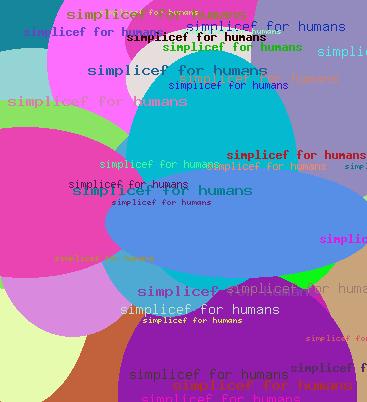 SIMPLICEF FOR HUMANS