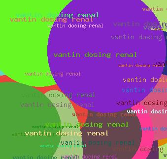 Vantin dosing renal